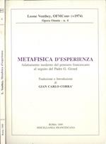 Metafisica d' esperienza