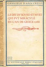 Le dit du sourd et muet qui fut miraculé en l'an de grace 1266