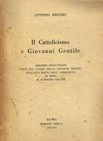 Il cattolicismo e Giovanni Gentile