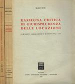 Rassegna critica di giurisprudenza delle locazioni. Commento alla Legge 23 maggio 1950, n.253. Prima appendice aggiornata al 28 febbraio 1955