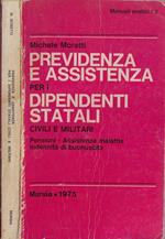 Previdenza e assistenza per i dipendenti statali civili e militari