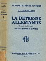 La detresse allemande