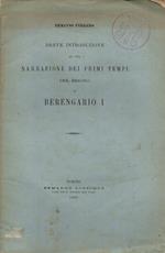 Breve introduzione ad una narrazione dei primi tempi del regno di Berengario I