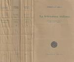 La letteratura italiana, per saggi storicamente disposti, a cura di Mario Sansone