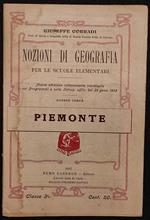 Nozioni Di Geografia - Piemonte - G. Corradi - Ed. Sandron