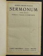 Sermonum - Q. O. Flacco - Ed. Signorelli