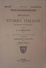 Rerum Italicarum Scriptores. Raccolta degli storici italiani dal Cinquecento al Millecinquecento. 1917, Tomo XV, parte V, Fasc. 159