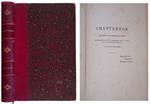 Theatre complet d'Alfred de Vigny. Chatterton - La maréchale d'Ancre - Quitte pour la peur - Le More de Venise, Othello - Shylock