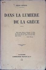 Dans la lumiere de la Grece