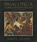 Pinacoteca di opere antiche e dell'800 e collezioni d'antiquariato. Vendita all'asta