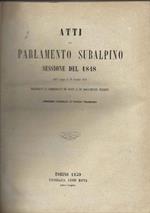 Atti Del Parlamento Subalpino Sessione Del 1848