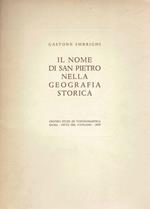 Il nome di San Pietro nella Geografia Storica