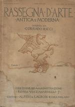 Rassegna d’arte Antica e moderna Fasc.1 1921