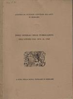 Ateneo di Scienze Lettere ed Arti in Bergamo - Indici Generali delle pubblicazioni dell'Ateneo dal 1874 al 1960