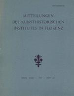 Mitteilungen des kunsthistorischen institutes in Florenz. XXXIX band, 1995, heft 2/3