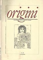 Origini, n. 32, novembre, anno XI, 1997