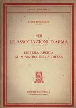 Per le Associazioni d'Arma