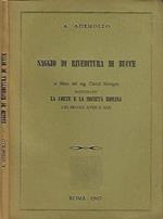 Saggio di riverditura di bucce al libro del sig. David Silvagni, intitolato La Corte e la Società romana nei secoli XVIII e XIX