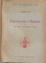 Osservazioni e memorie dell'Osservatorio Astrofisico di Arcetri Fascicolo 71 1956