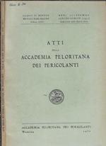 Atti della Accademia Peloritana dei Pericolanti volume LXII (1971)