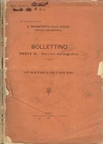 Bollettino - Parte III. - Servizio mareografico