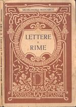 Lettere e rime