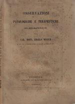 Osservazioni patologiche e terapeutiche sopra alcune malattie delle ossa