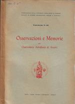 Osservazioni e memorie dell'Osservatorio Astrofisico di Arcetri Fascicolo 69 1954