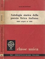 Antologia storica della poesia lirica italiana, dalle origini al '400