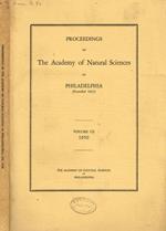 Proceedings of The Academy of Natural Sciences of Philadelphia. Vol.CII, anno 1950