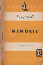 Memorie di Giacomo Leopardi