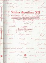 Studia theodisca XII