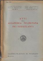 Atti della Accademia Peloritana dei Pericolanti volume LXVII (1958-60)