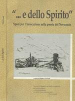 … e dello Spirito