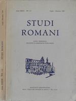 Studi romani anno 1985 N. 3-4