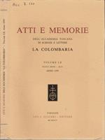 Atti e Memorie del'Accademia Toscana di Scienze e Lettere La Colombaria