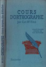 Cours d'orthographie