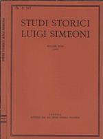 Studi storici Luigi Simeoni Vol. XXXV (1985)