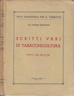 Scritti vari di tabacchicoltura parte II