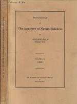 Proceedings of the Academy of Natural Sciences of Philadelphia Volume 120 1968
