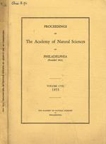 Proceedings of The Academy of Natural Sciences of Philadelphia. Vol.CVII, 1955