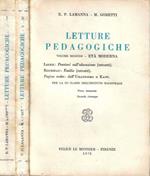 Letture pedagogiche vol. II - III