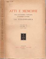 Atti e Memorie del'Accademia Toscana di Scienze e Lettere La Colombaria