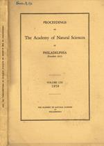 Proceedings of The Academy of Natural Sciences of Philadelphia. Vol.CXI, anno 1959