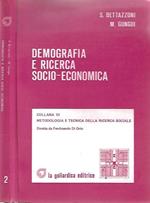 Demografia e ricerca socio - economica