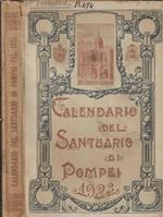 Calendario della Basilica Pontificia del Santissimo Rosario in Valle di Pompei per l'anno 1922