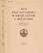 Atti dell'Accademia di Scienze Lettere e Arti di Udine