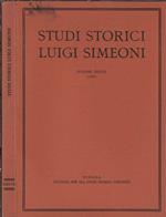 Studi storici Luigi Simeoni Vol. XXXVIII (1987)