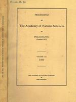 Proceedings of The Academy of Natural Sciences of Philadelphia. Vol.121, anno 1969