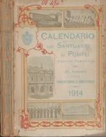 Calendario della Basilica Pontificia del Santissimo Rosario in Valle di Pompei per l'anno 1914